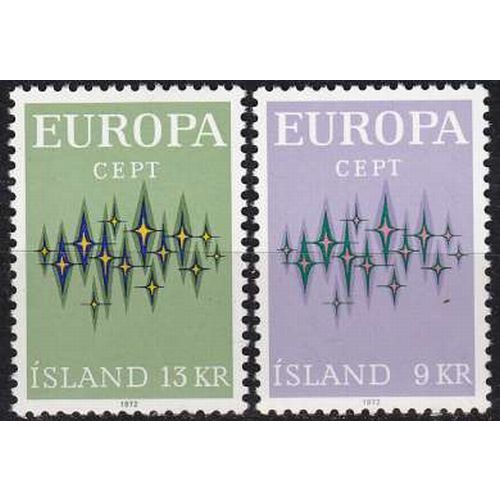 ISLAND ICELAND [1972] MiNr 0461-62 ( **/mnh ) CEPT