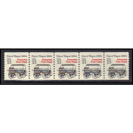 2258 13c Police Wagon Very Fine MNH Dry Gum PNC 1/5 X3145