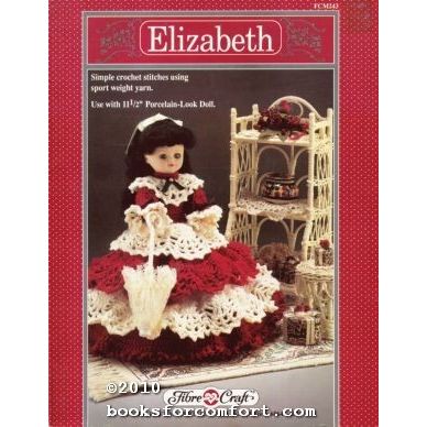 Elizabeth Crochet Doll Clothes FCM243