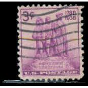Used 837 3c Northwest Territory Fine M08184