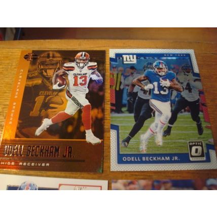 2014-2019, 4-Premium Cards, ODELL BECKHAM Jr., 2014 Leaf Draft