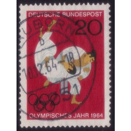 GERMANY 1964 Judo Olympics 20pf Sc#899 - USED @M461
