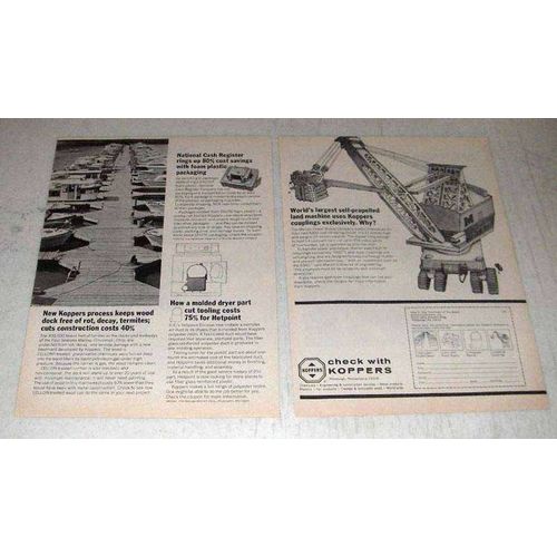 1965 Koppers Ad - Cellon-treated lumber, Dylite Foam