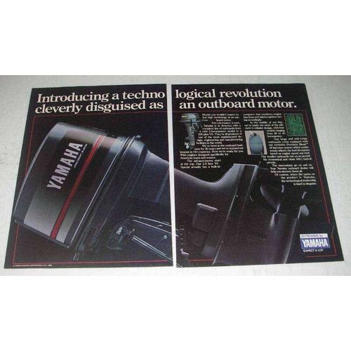 1983 Yamaha Outboard Motors Ad - A Revolution