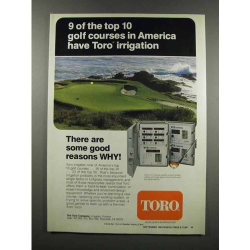 1983 Toro VT3 Central-Satellite Control Irrigation Ad