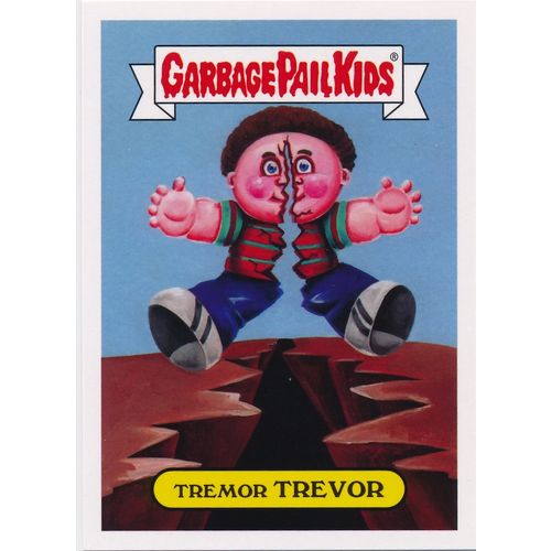 GPK Adam-Geddon Natural Disasters Sticker 7b Tremor Trevor