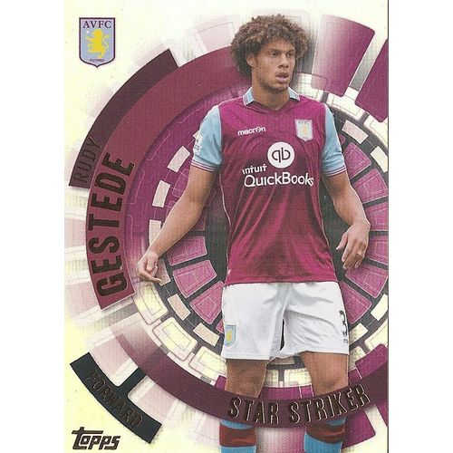 Topps Premier Club 2015/16 Collection: Star Striker - Aston Villa, Gestede