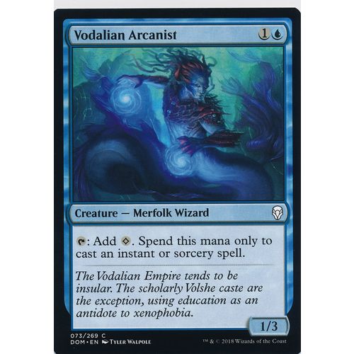 Magic the Gathering MTG Dominaria 073/269 Vodalian Arcanist
