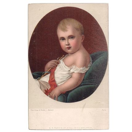 THE KING OF ROME by Gerard unused vintage postcard by Misch & Co