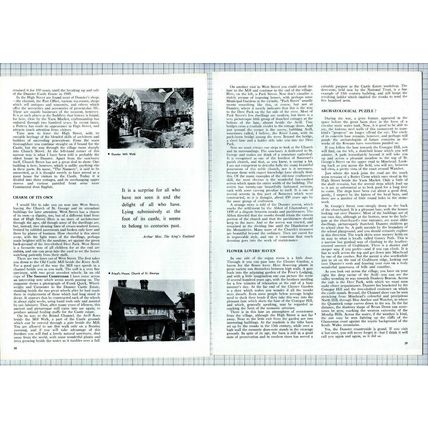 (6225) Dunster Somerset Lewis Brown - 1968 Article