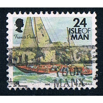 Isle Of Man 1996 SG693 I.O.M.15 Ships Francis Drake Ketch 24p Used Stamp