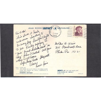 Used Postcard 2177 15c Buffalo Bill CV02874