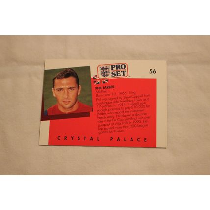 Phil Barber 1990/91 Pro Set NO. 56