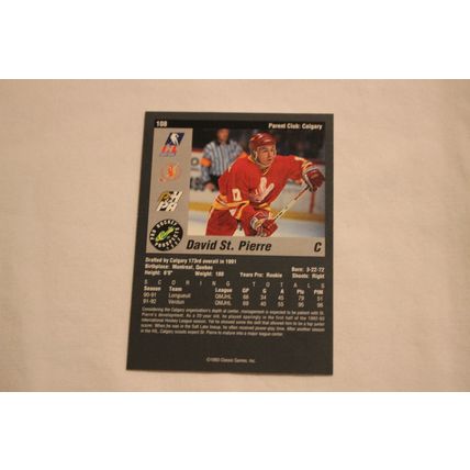 David St. Pierre 1993 Classic Pro Hockey Prospects NO. 108