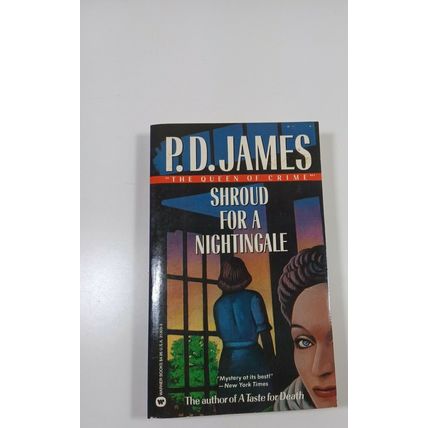shroud for a Nightingale by P.D. James 1971 paperback fiction novel