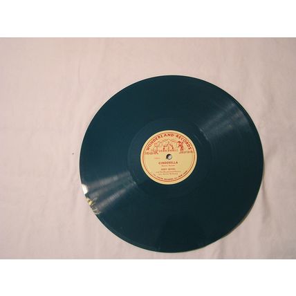 Gerry Beitzel/Sally Sweetland Green Vinyl 78 and Picture Sleeve-CINDERELLA/WYNE