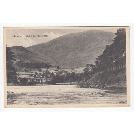 Ullswater Hotel from Water Lake District Postcard Cumbria