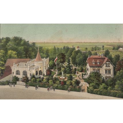 Eutritzsch Leipzig Debrahof Gate Germany Antique Postcard
