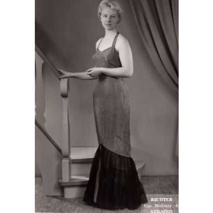 Richter Seraing French German Singer Soprano Signed Real Photo Postcard