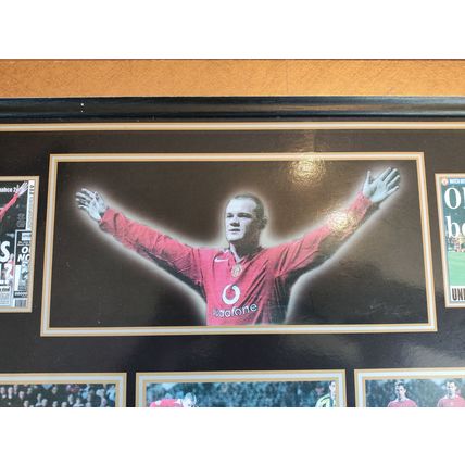 Limited Edition, Commemorative, Signed, Print, Wayne Rooney, Manchester United