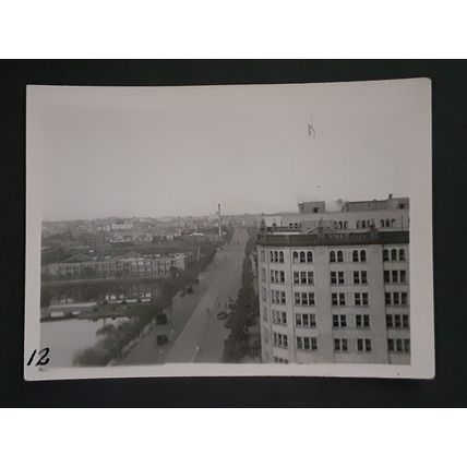 1945 WW ll US Airman Original Postwar 2"x3" Inch North NYK Building Tokyo Japan