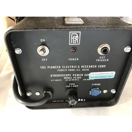 PIONEER ELECTRIC & RESEARCH CORP PS30K STROBOSCOPE POWER SUPPLY,DK