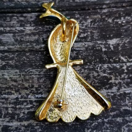 Green & Blue Peacock Brooch