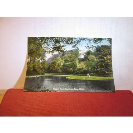 OCTOGAN TOWER, RIPON, YORKSHIRE unused antique postcard by Valentine =