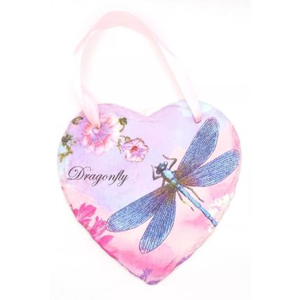 Home Sweet Home Mantel Plaque 13 CM White & Pink Gift Home Decor Wooden