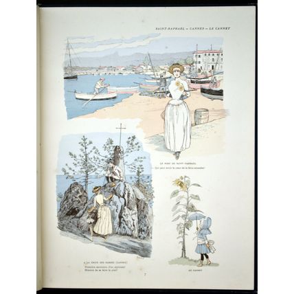 AUX RIVES D’OR 1890 Maurice Charles Mathieu Bonvoisin HARD COVER BOOK