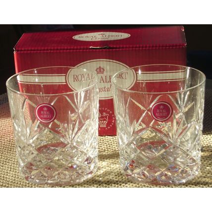 Pair of Royal Albert Dalton Tumblers, Rummer's Boxed