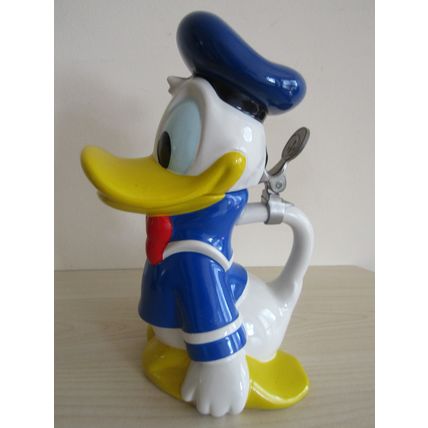 Disney 9" Tall Donald Duck Lidded Stein Tankard