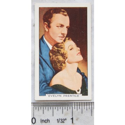 1935 Gallaher's Film Scenes No. 21 Evelyn Prentice
