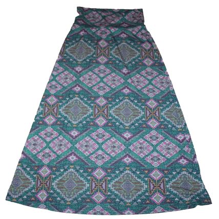 Women's Maxi Dress Size M Mossimo Geometric Diamond Shapes Design Aztec