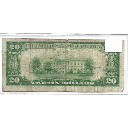 1929 $20.00Bank of America National Trust & savings Association San Francisco VF