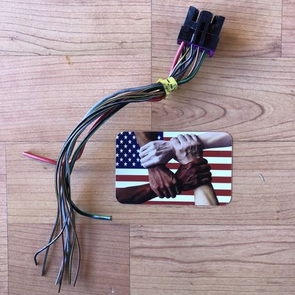 9 Wire 10 Terminal Wiring Pigtail Connector Audi VW D2 S8 A8 A8L 8A0972986 Black
