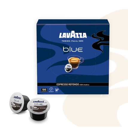 Lavazza BLUE Capsules, Espresso Rotondo Coffee Blend, Dark Roast, Value Pack, Bl