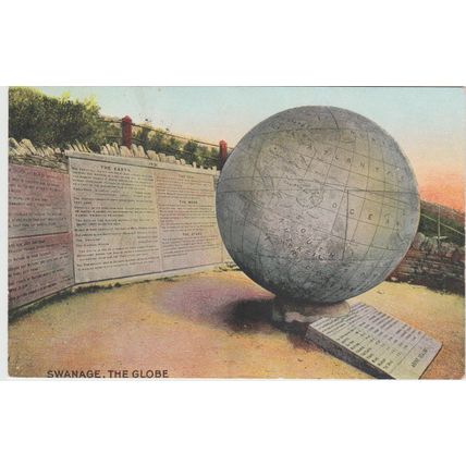 The Globe Swanage Dorset Postcard undivided back (QDOR436)