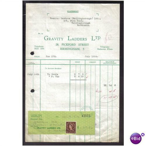 GRAVITY LADDERS,PICKFORD ST,BIRMINGHAM, 14JUL1954