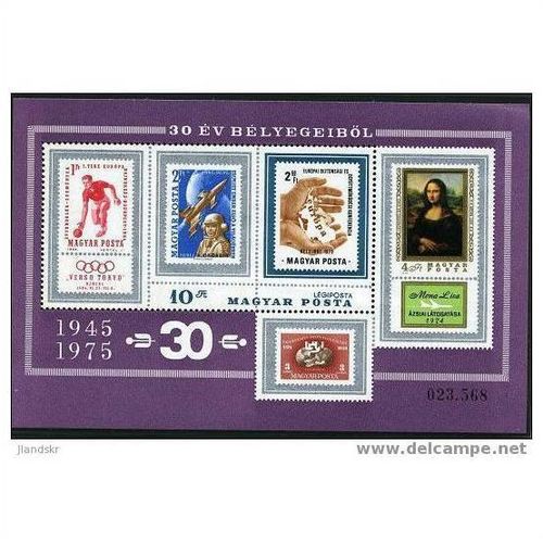 1975 Michel Block 114 - MNH (**) - EUROPA ART SPORT SPACE