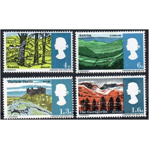 Sg689 - Sg692 set very lightly mounted mint Z242