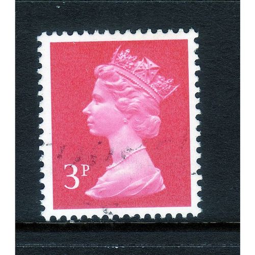 GREAT BRITAIN 1980 SG X 930 3p BRIGHT MAGENTA PHOS FINE USED#3