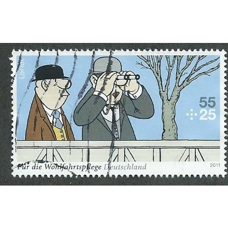GER 2011 €0.55 + 25 'CHARITY STAMPS' FINE USED (EBID47-819)
