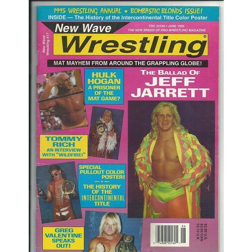 WRESTLING NEW WAVE JUNE 1995 JEFF JARRETT