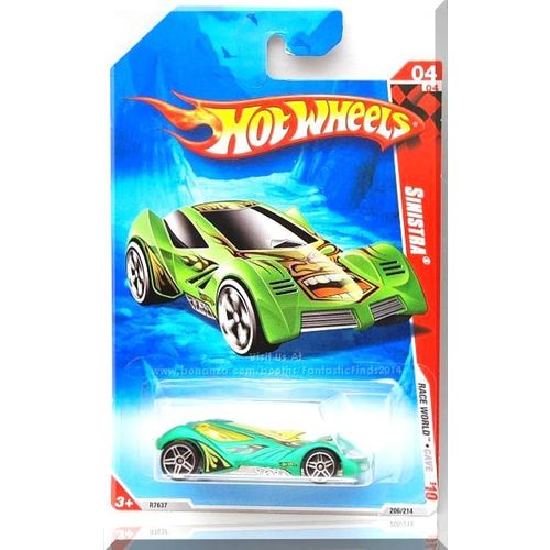 Hot Wheels - Sinistra: Race World - Cave '10 #04/04 - #208/240 *Green Edition*