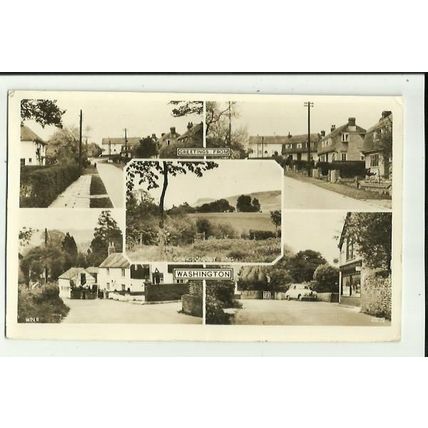 Sussex WASHINGTON Multi-View Postcard (Frith WIN.11)