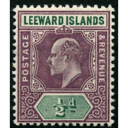 Leeward Islands EVII 1902 sg20 - MNH