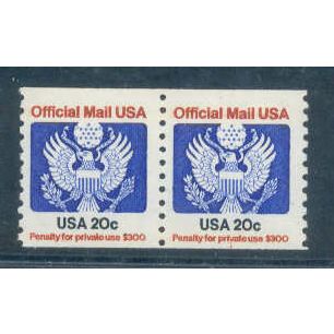 O135v 20c Eagle Fine MNH CNP Right 1 P0149