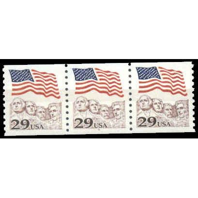2523 29c U.S. Flag Very Fine MNH PNC 4/3 W1564