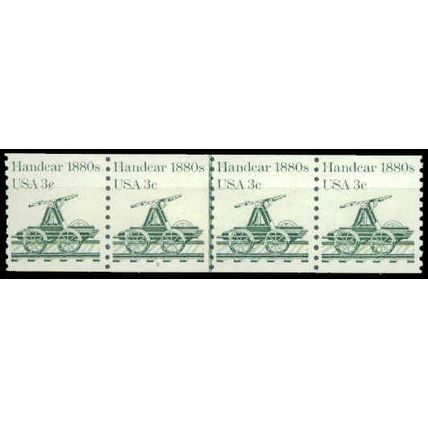 1898 3c Handcar Very Fine MNH Dry Gum PNC 2/4 G0025